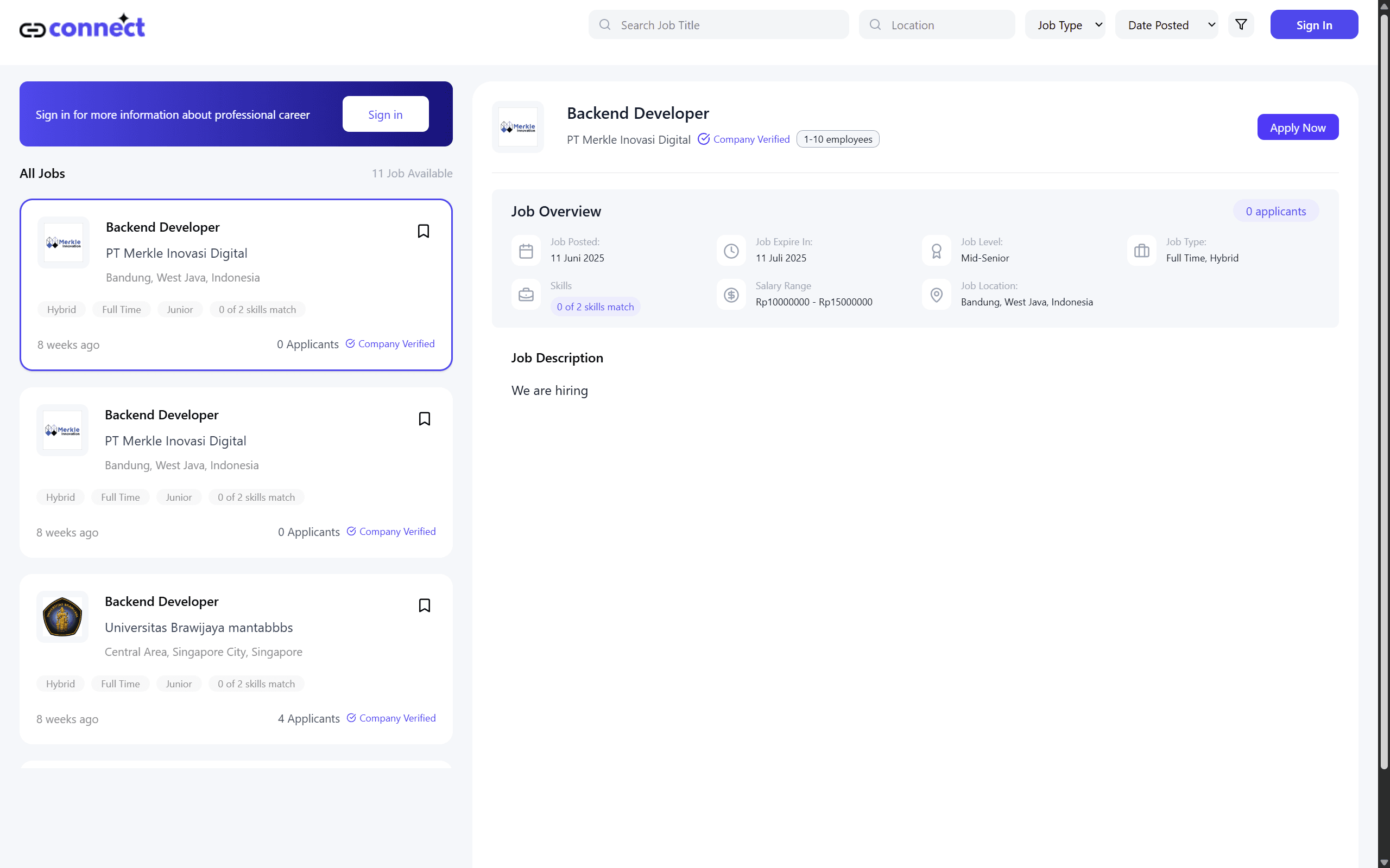 MIT Profiling — LinkedIn-Style Professional Talent Profiling Platform