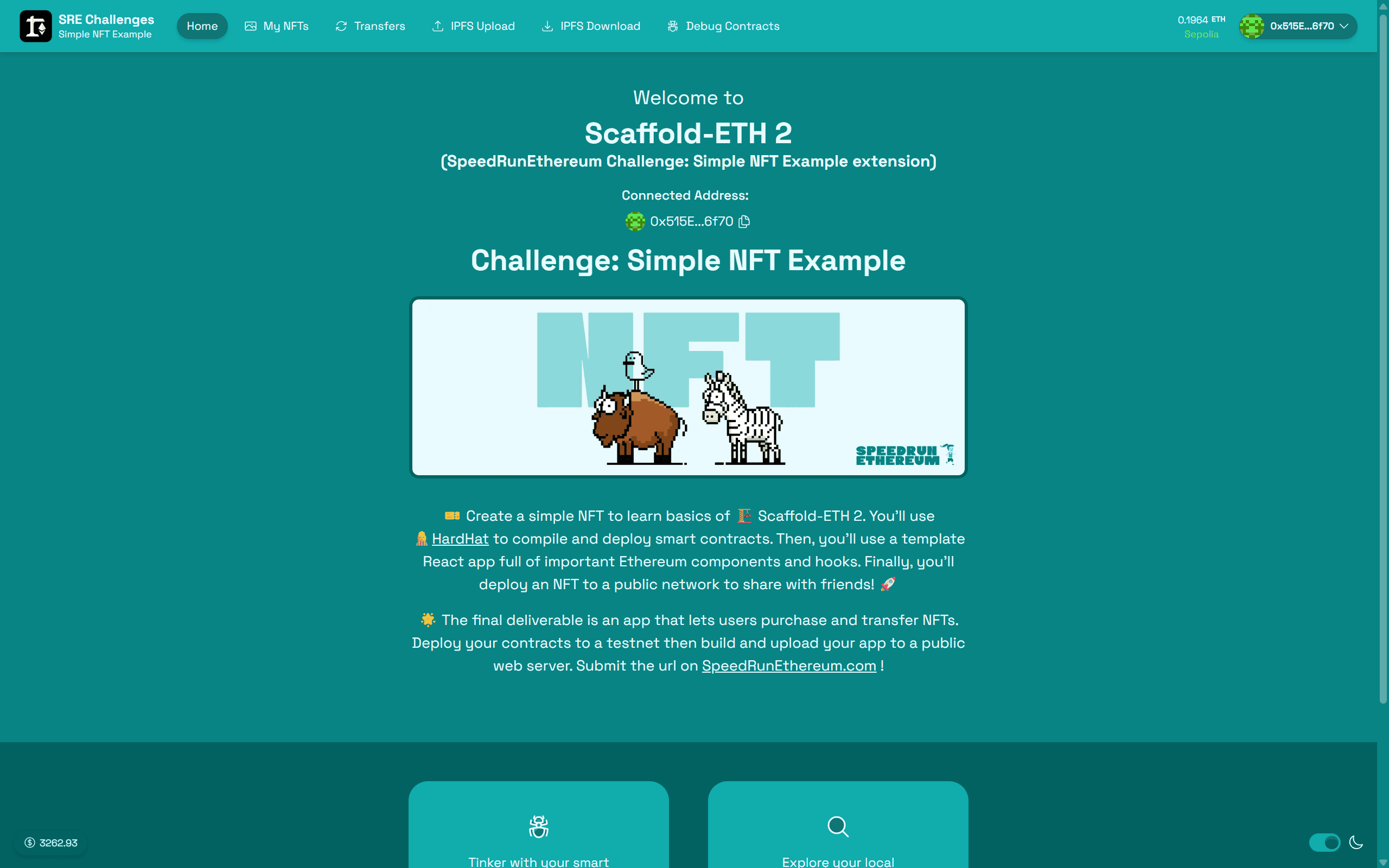 Simple NFT — ERC-721 Smart Contract Architecture