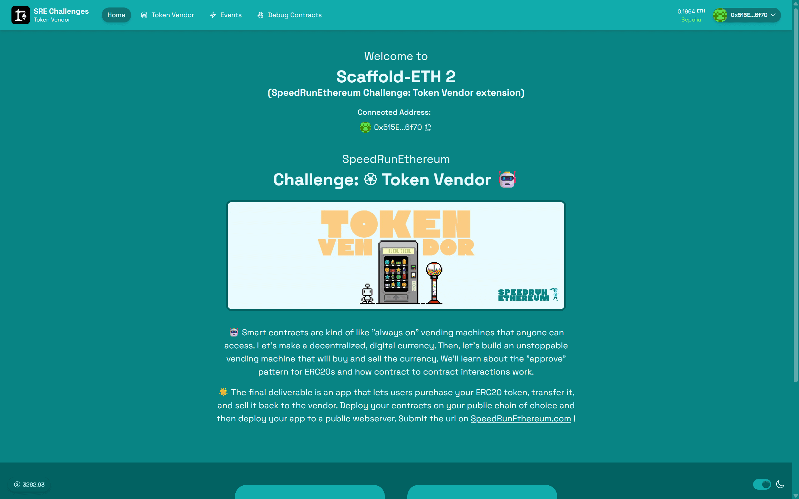Token Vendor — Decentralized Automated Vending Smart Contract